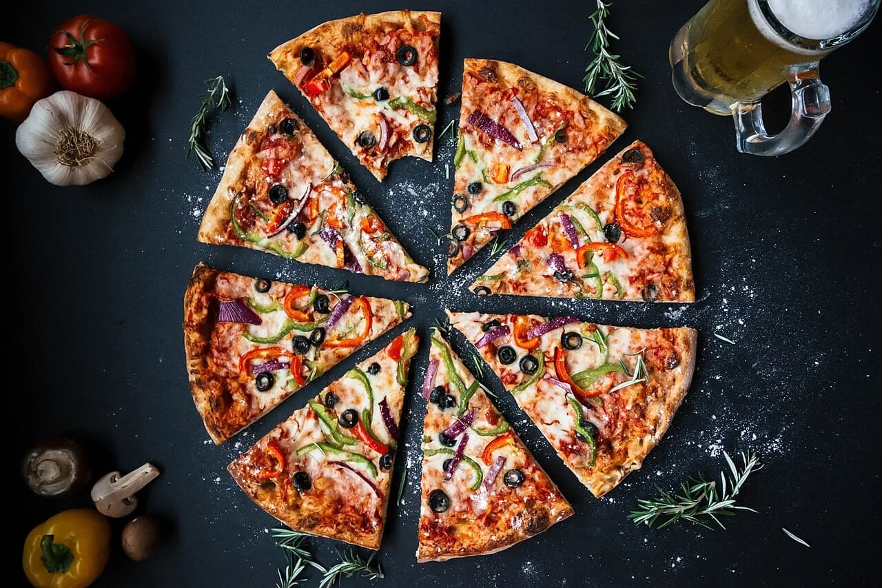 Pizza boulangère